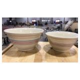 2 DOUGH BOWLS
