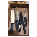 6 ASST KITCHEN KNIVES