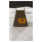 3' BRASS COWBELL ANTIQUE