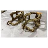 PAIR OF HORSE SHOE HANGERS