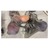 2 ENGLISH SADDLES ANTIQUE