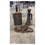 3 PC JACK STAND, WEIGHT, & CHAIN