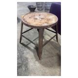 LRG METAL SHOP STOOL