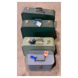 4 PC OF ANTIQUE LUGGAGE
