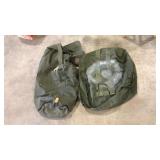2 MILITARY CANVAS BAGS