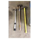 SPLITTIGN MAUL, SLEDGE HAMMER, DBL HEAD AXE