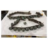 STRING OF ANTIQUE SLEIGH BELLS