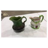 PAIR OF MILK PITCHERS