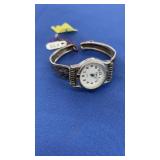 STERLING BAND WRIST WATCH