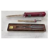 ELECTRIC CARVING KNIFE & SERVING KNIVE SET