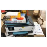 HP OFFICE JET PRO 8020E PRINTER W/ASST. PAPER