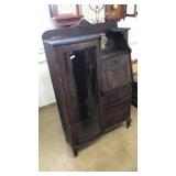 ANTIQUE VICTORIAN STYLE SIDE BY SIDE SECRETARY