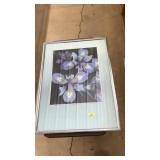 FRAMED ORCHID PHOTOFRAPH