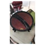 HAND CARVED SOAPSTONE PLATE, SIGNED