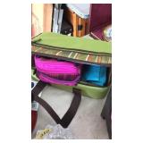 RACHEL RAY CASSEROLE CARRIER & 2 LUNCH BOXES