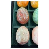 8 MARBLE EGGS
