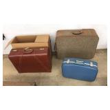 3 PC VINTAGE LUGGAGE