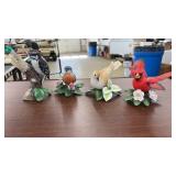 4 PC LENOX BIRD FIGURALS