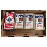 CARDS & ASST NIB POKER CHIPS