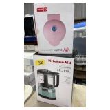 KITCHENAID FOOD PROCESSOR & MINI WAFFLE MAKER