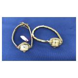 PAIR OF ROLLED GOLD LADIES WRIST WATCHES