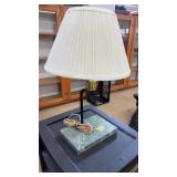 STONE BASE TABLE LAMP