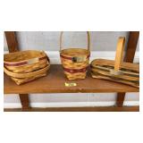 3 PC LONGABERGER BASKETS MT AIRY EDITIONS