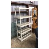 5 TIER PLASTIC STORAGE SHELF