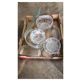 FLAT OF ASST GLASSWARE