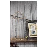 IRON WALL ART & FRAMED FLORAL ART