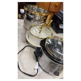 POTS & PAN SET & MINI CROCK POT