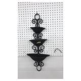 IRON 3 TIER WALL MOUNT PLANTER