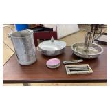 PEWTER SERVINGWARE & NUT CRACKERS