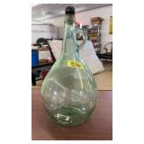 GREEN GLASS JUG