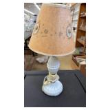 MILK GLASS TABLE LAMP