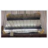 ORNATE SCALLOPED EDGE WALL MIRROR