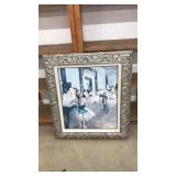 ORNATELY FRAMED BALLET SCENE
