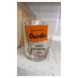 VINTAGE BALTIMORE ORIOLES 1966 WORLD CHAMP GLASSES