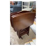 TV TRAYS ON STAND