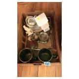 LOT W GLASS, AND MIRROR