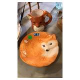 FOX MUG & PLATTER