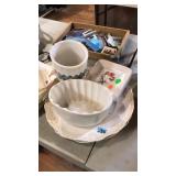 ASST WHITE CHINA, SERVING WARE, ETC