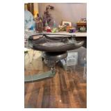 SILVER PLATE DECORATIVE HANDLED TRAY