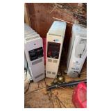 3 ASST. ROLLING SPACE HEATERS