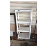 4FT 4 TIER PLASTIC STORAGE SHELF