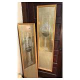 2 PANEL HAND PAINTED FRAMED ART