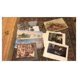 LOT OF ASST UNFRAMED ART
