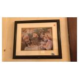 LUCHEON OF THE BOATING PARTY FRAMED PRINT