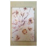 LRG. FLORAL CANVAS WALL ART