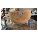 WOOD CARVED BOWL